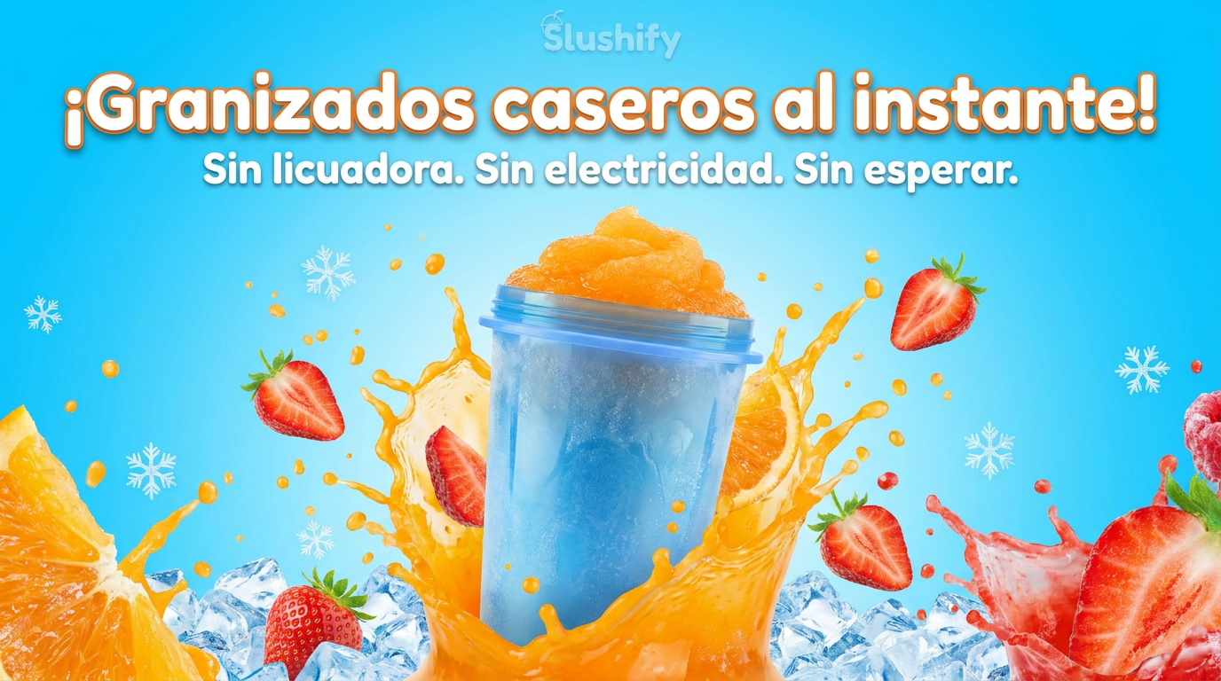 Banner Slushify - Granizados caseros al instante (variante 1)