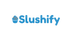 Logo horizontal Slushify para header (fondo transparente)